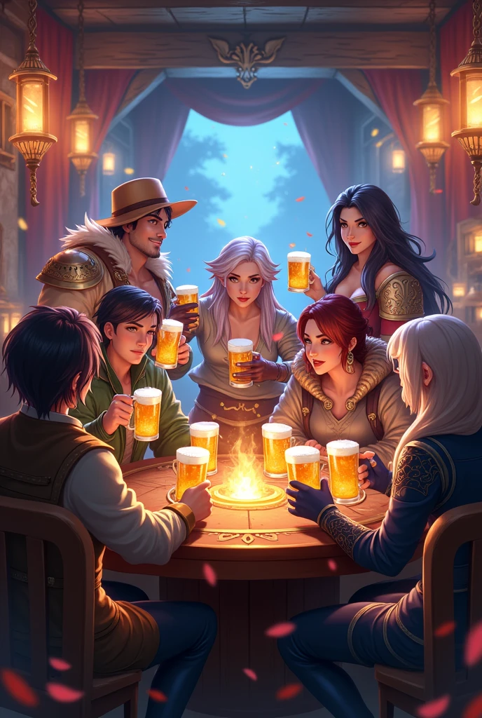 Mobile legends heroes and beer