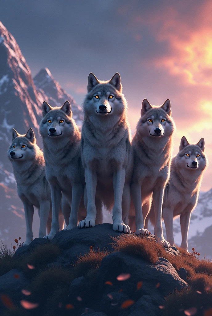 Wolves united playing as champions 