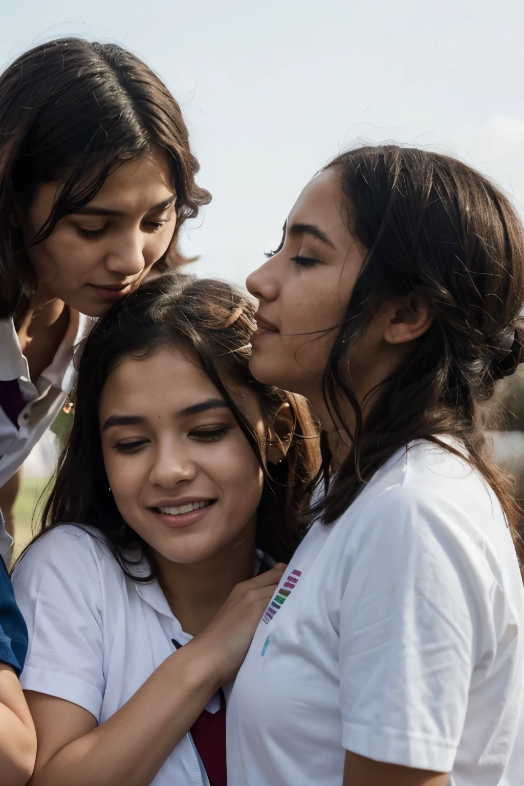 An image about that phrase "Together, We build a world where diversity enriches us and discrimination has no place. Every voice counts to make a difference."
But it is about a school 