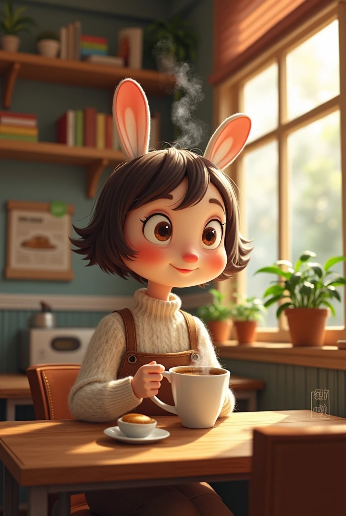 Personagem estilo coffee talk