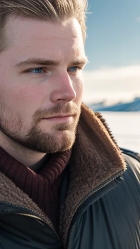 An Icelandic man focused on the face