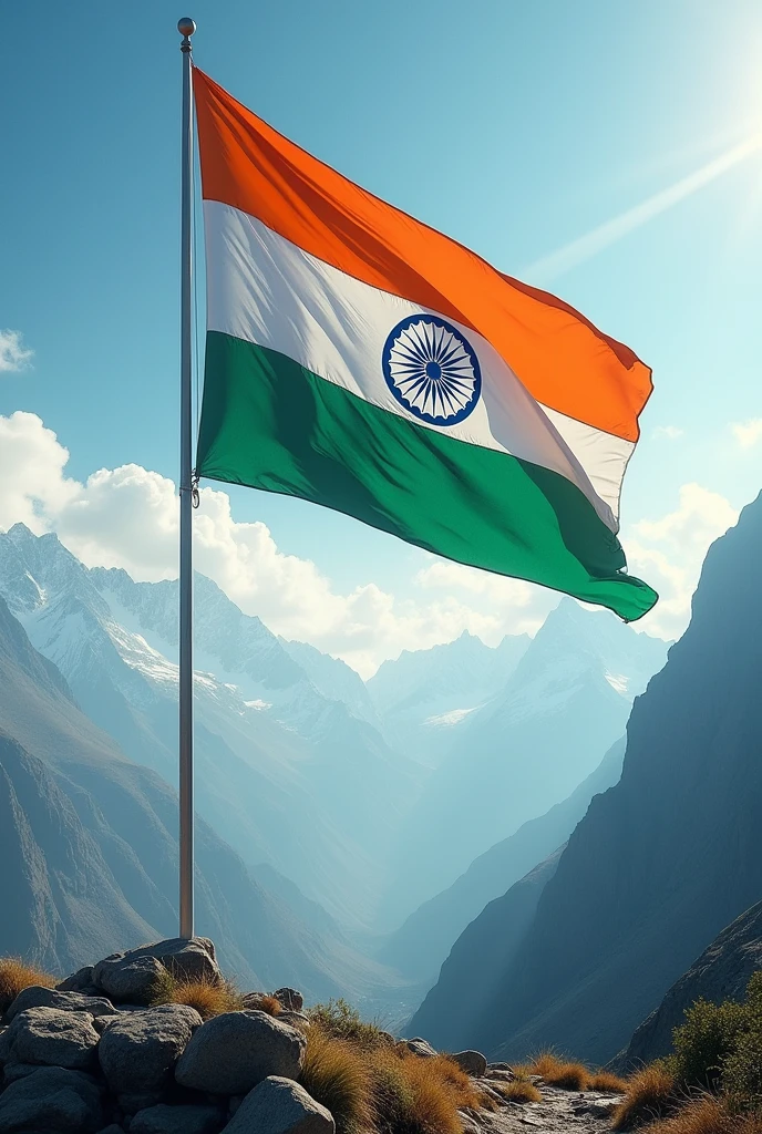 Creat a significant inspirational motivational hindudesh’s country flag