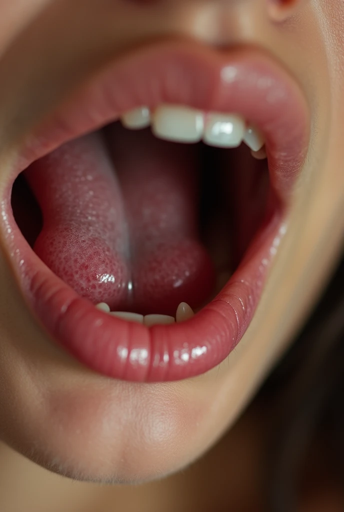 Extreme closeup of vaginal penetration of a woman with protruding pussylips and completely natural pubic hair.