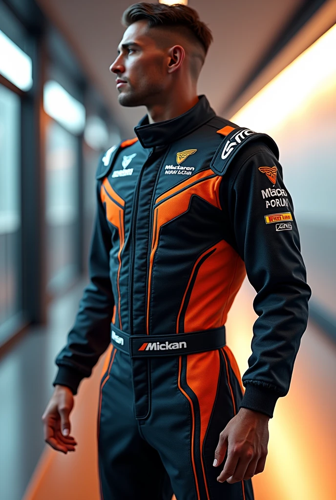 McLaren jumpsuit 3d photo for Tik tok profile