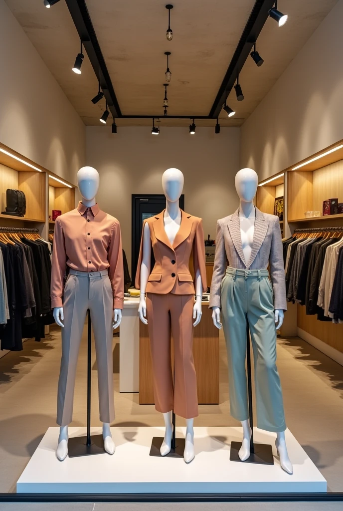 Create an eye-catching unisex clothing store image