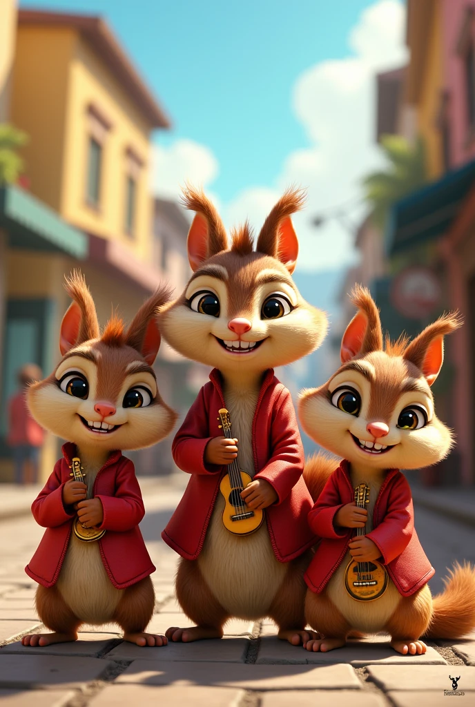 What would the members of Corazón Serrano be like if they were characters like Albin and the Chipmunks?