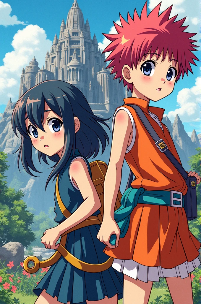 Create coloring pages based on popular animes