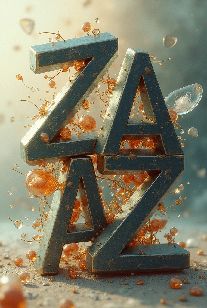 Create the word ZAGAZ by mixing the cocktail jiggers with the zetas of the word 