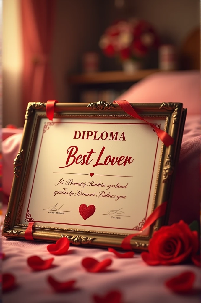 Image de diplôme du meilleur amoureux