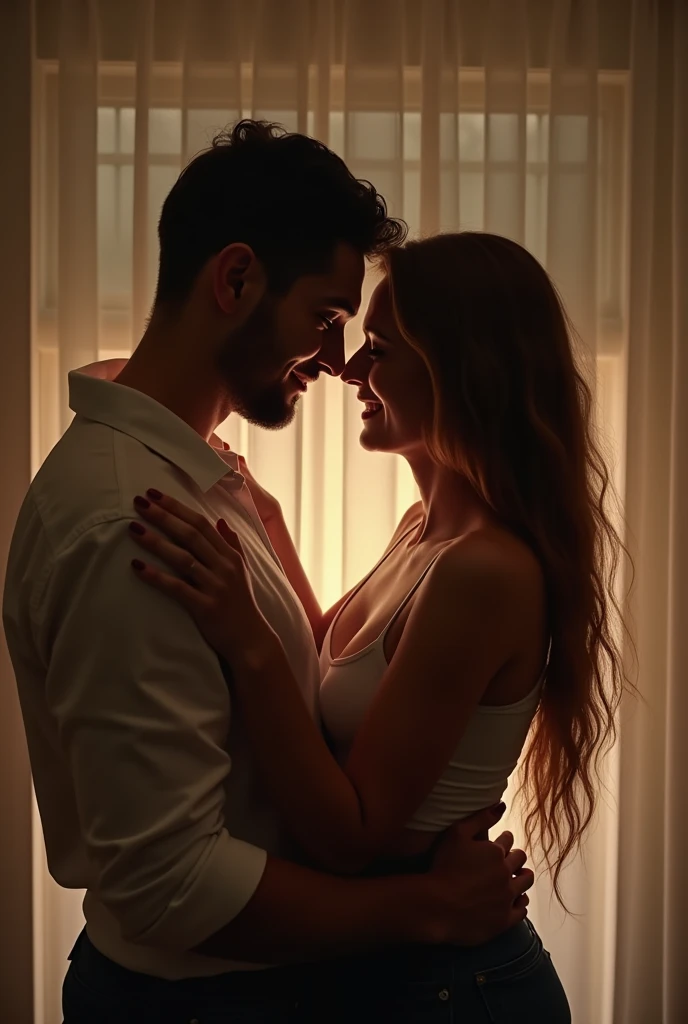 Man and woman having sexual intercourse 