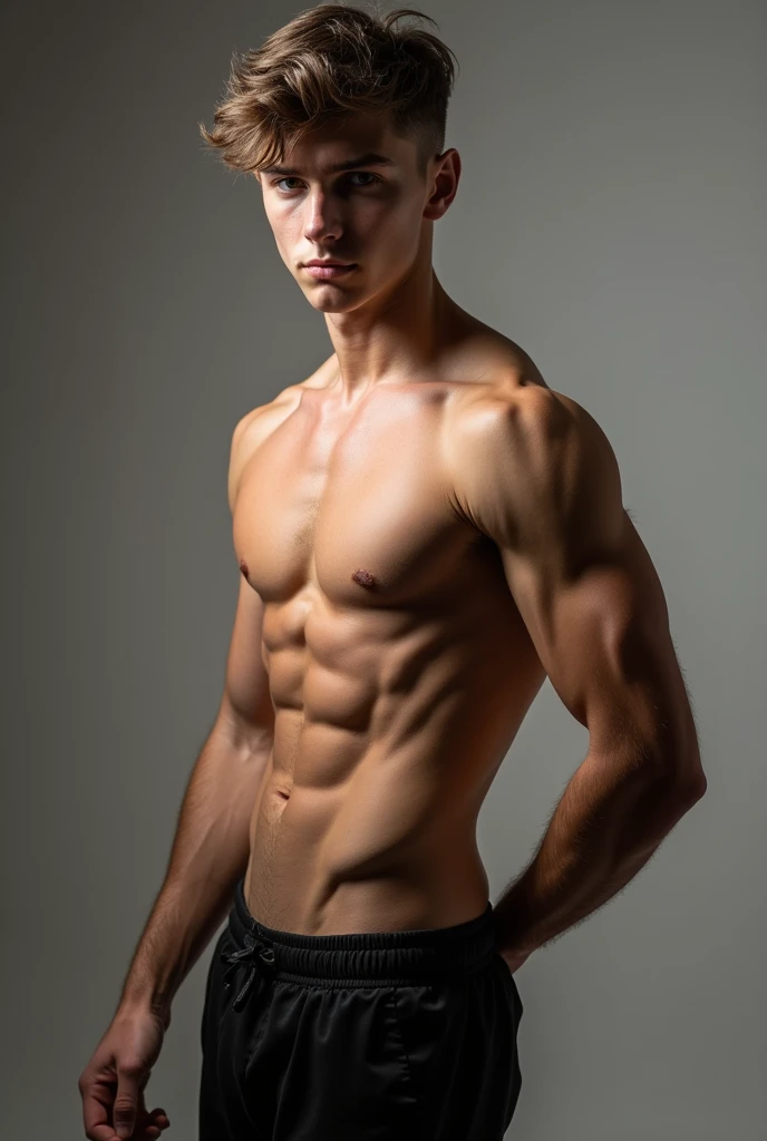 16 yo boy with ten pack