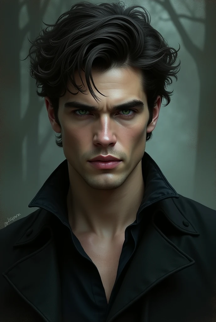 image inspired by stefan salvatore, from the front