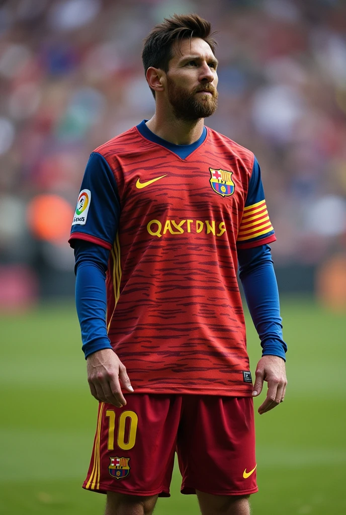 Messi with Dragon Ball Z clothes