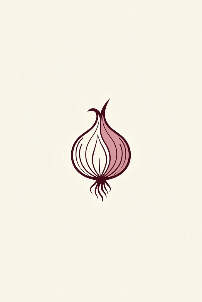 Create an original logo for a hair product brand called Allium Hair based on onions