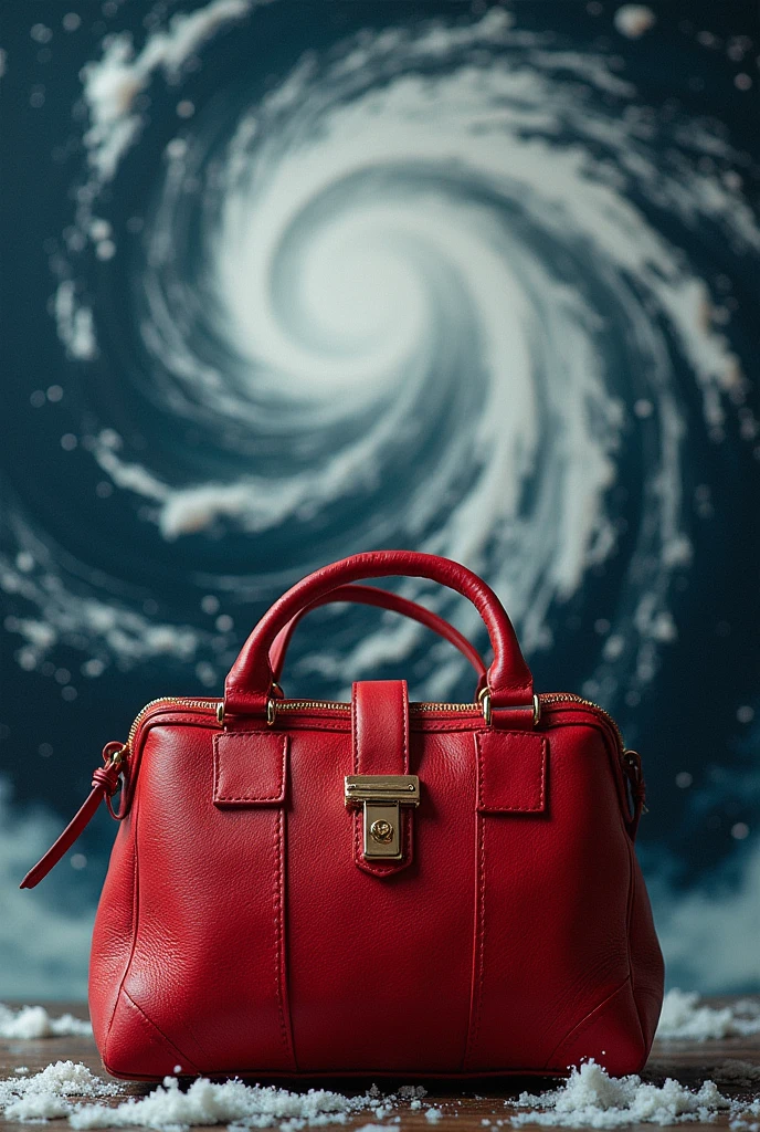 Pererê bag in a red hurricane