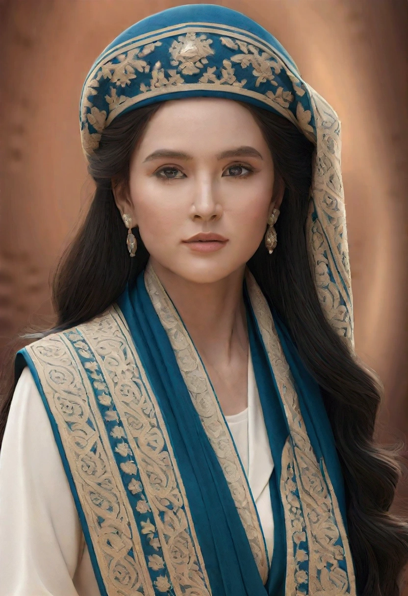 arafed woman with long hair wearing a hat and scarf, realistic digital art 4 k, realistic digital art 4k, soft portrait shot 8 k, photorealistic artstyle, photorealistic beautiful face, cinematic realistic portrait, beautiful digital artwork, realistic beautiful face, realistic artstyle, 3 d render character art 8 k, beautiful realistic face, amazing photorealistic graphics