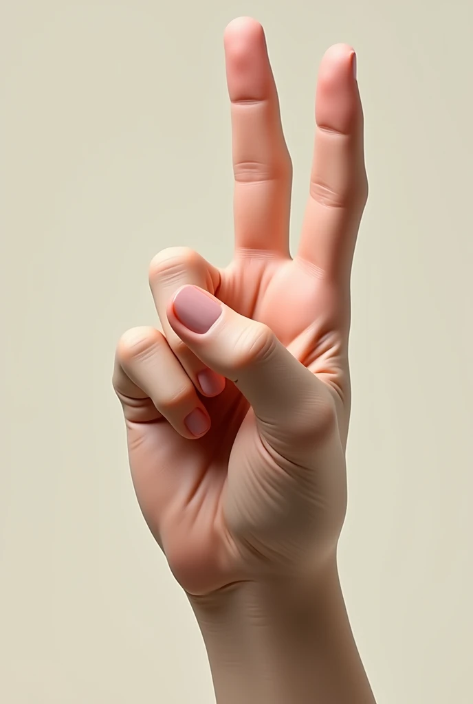 A hand with only the thumb, index and pinky finger out while the middle and ring finger are tucked with the name "omkalo lewe" at the bottom
