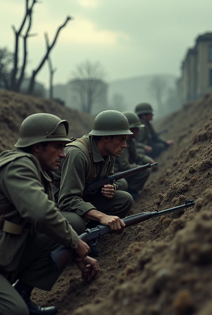 World War II they wait for the enemy