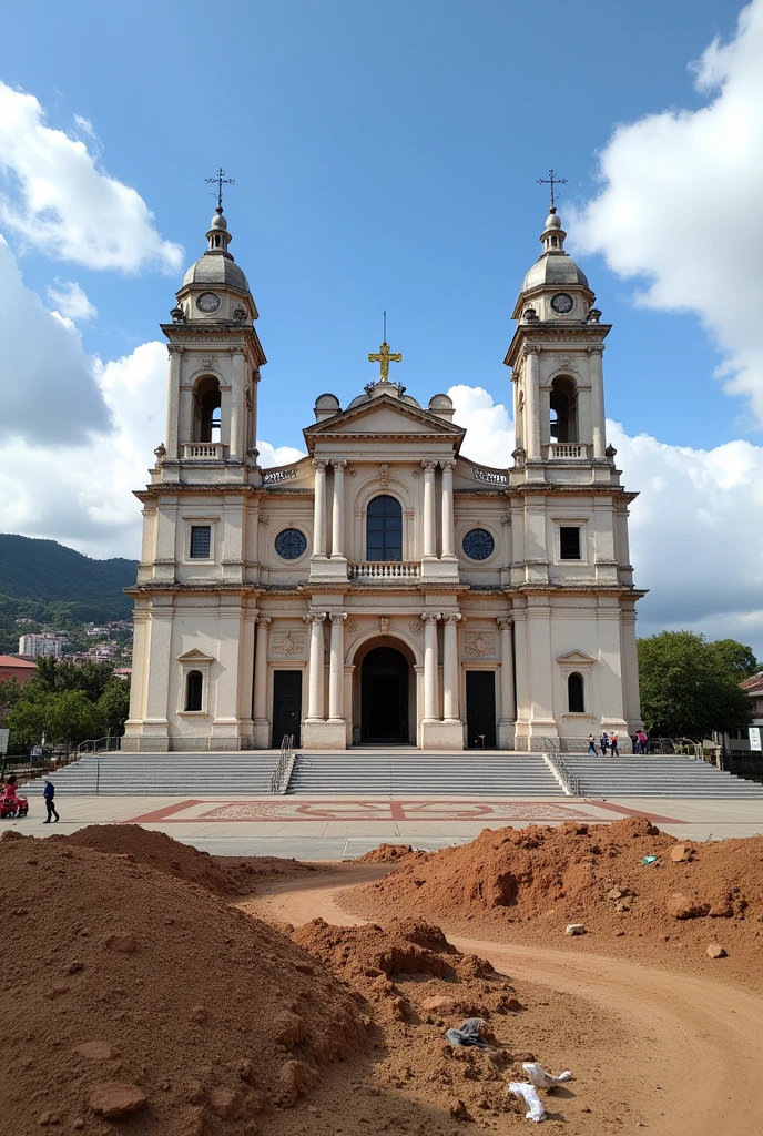 The construction of the Minor Basilica of Saint Peter the Apostle in Caracas