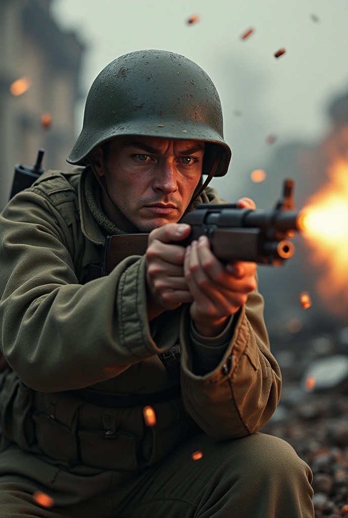 World War II Russia bullets him