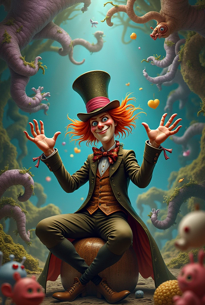 Hatter who conducts poems