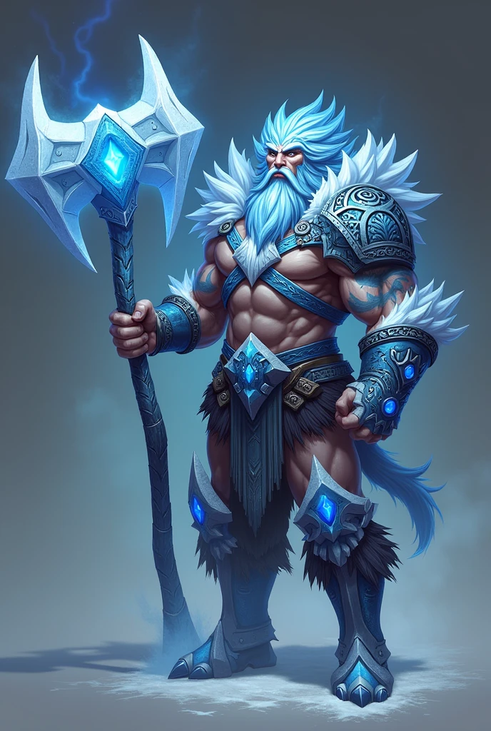 A new character for the Moba League of Legends , belonging to the Freljord