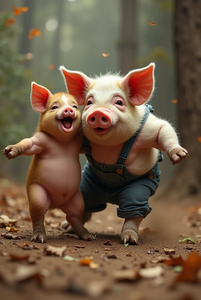 porky pig fighting