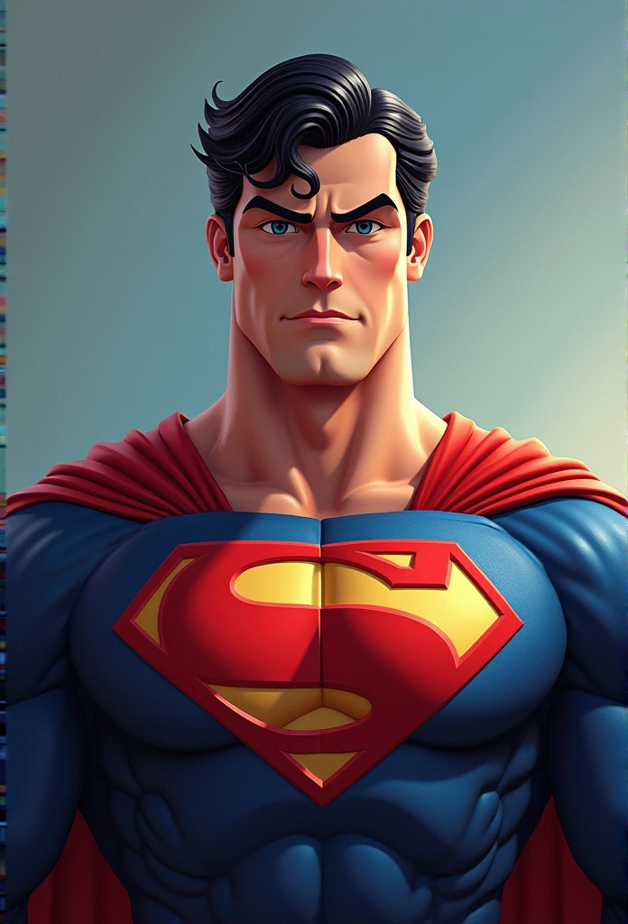 Superman stylized character, comics, Very detailed, 8k,