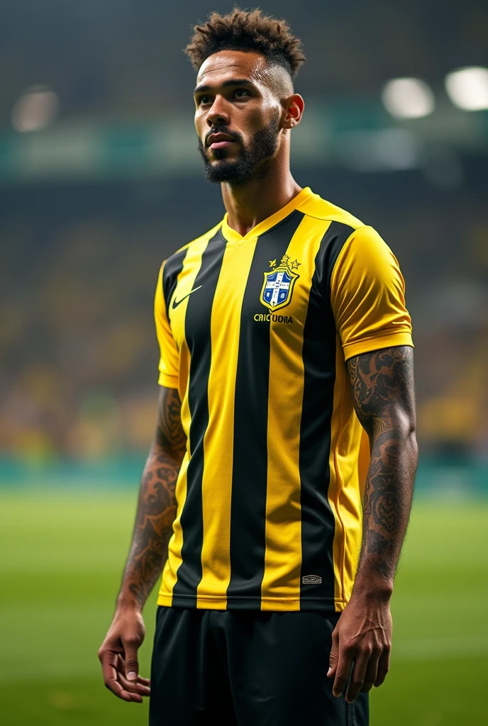 Neymar wears the Criciúma shirt