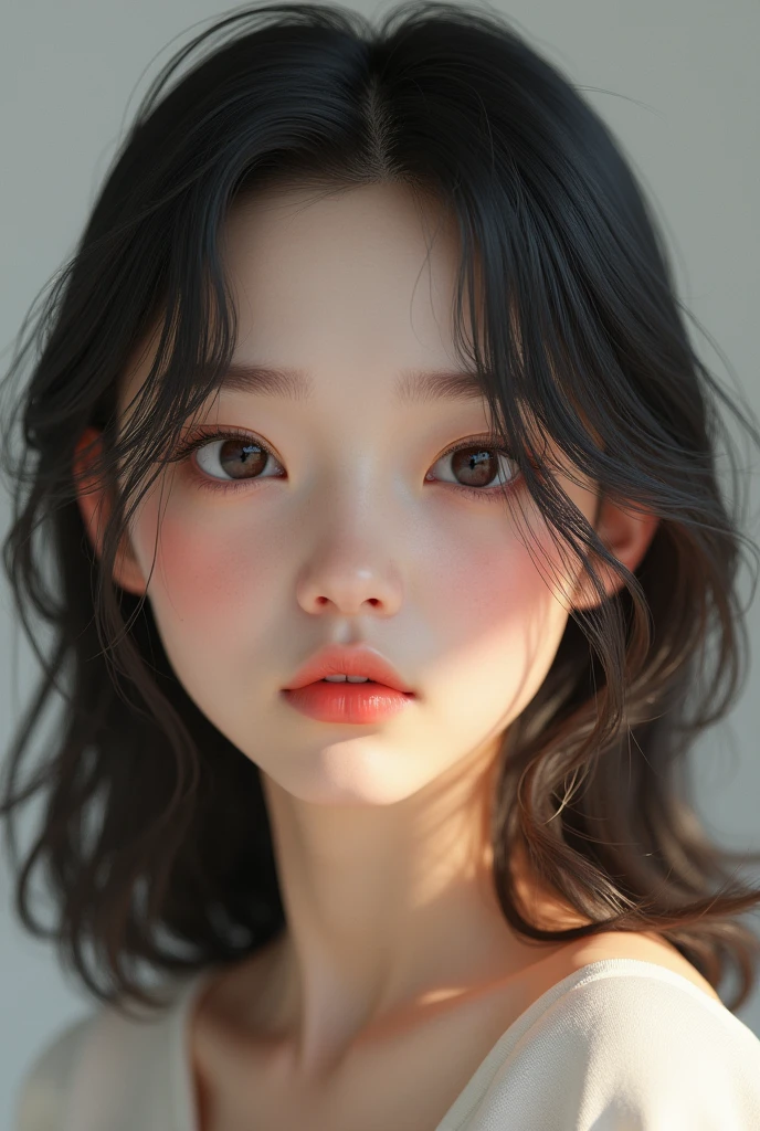 Create a very realistic fifteen year old woman ( human)