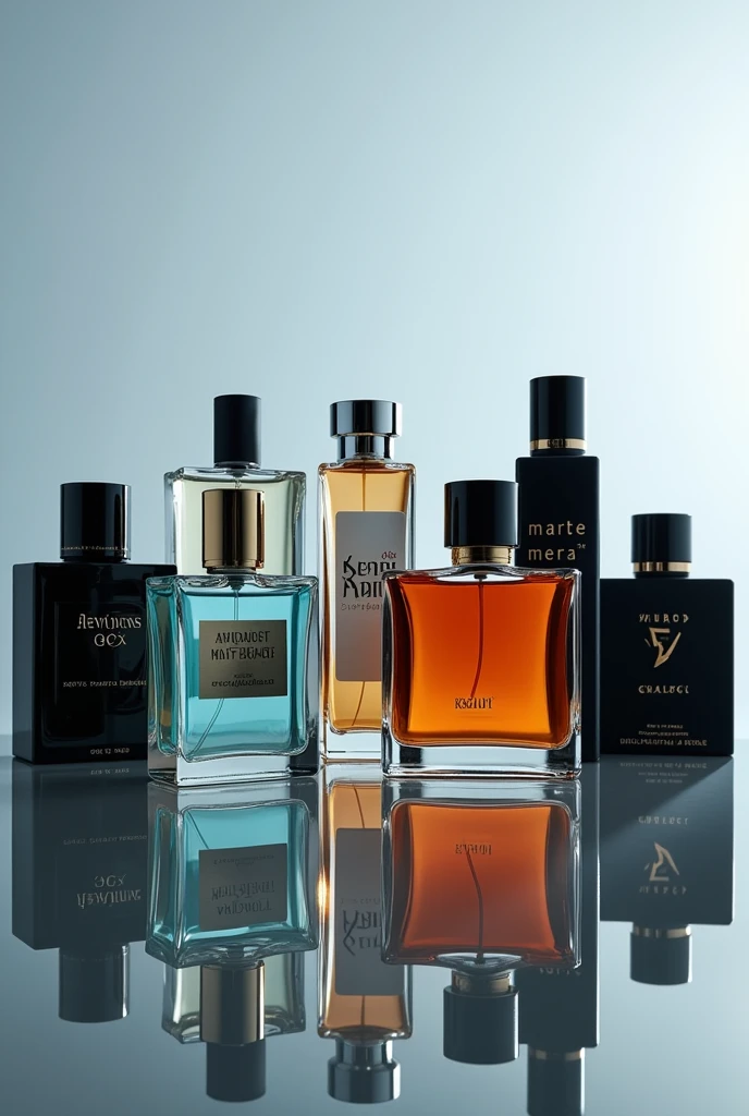 Image with popular perfumes for men