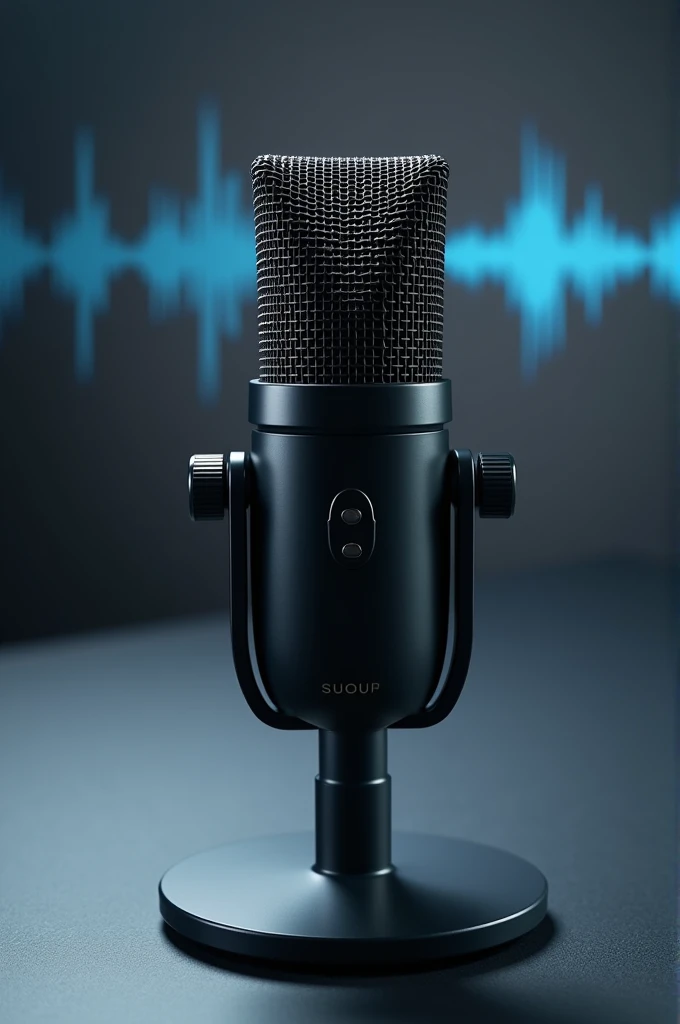 Podcast microphone for profile picture
