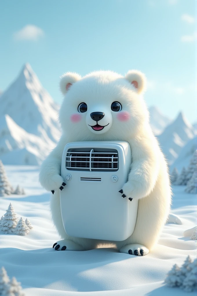 A polar bear air conditioner 