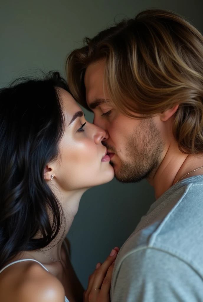 Man licking a girl's vagina