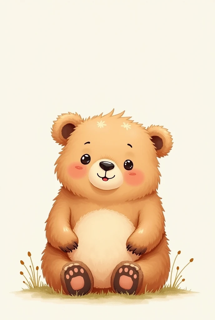Cute bear drawing