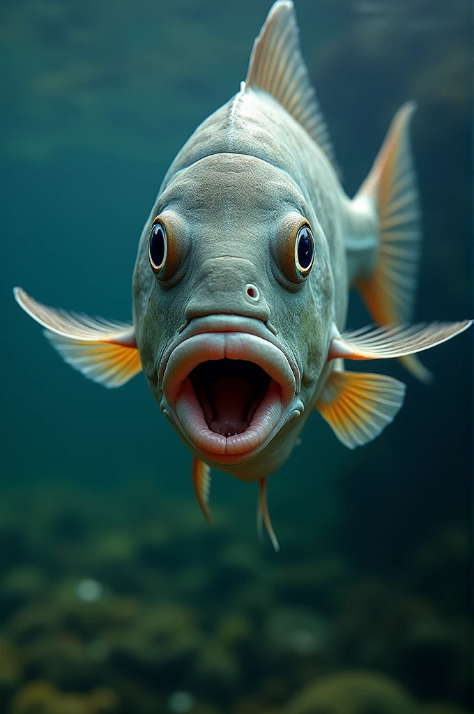 A fish with a huge, thick penis
