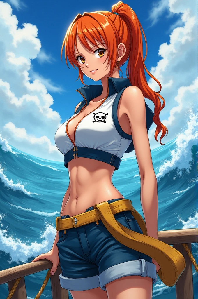 Nami from one piece naked and is a futa