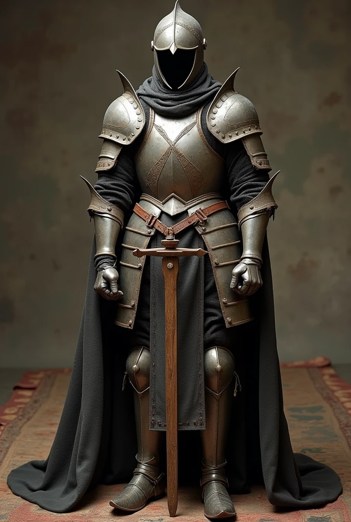 a very unique armor set, it can be disproportionate and weird in shape but still look old and like it's from the medieval ages
 
