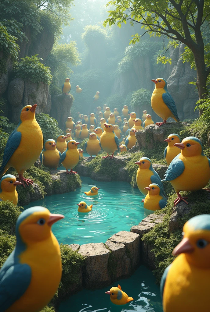 Pool full of tits