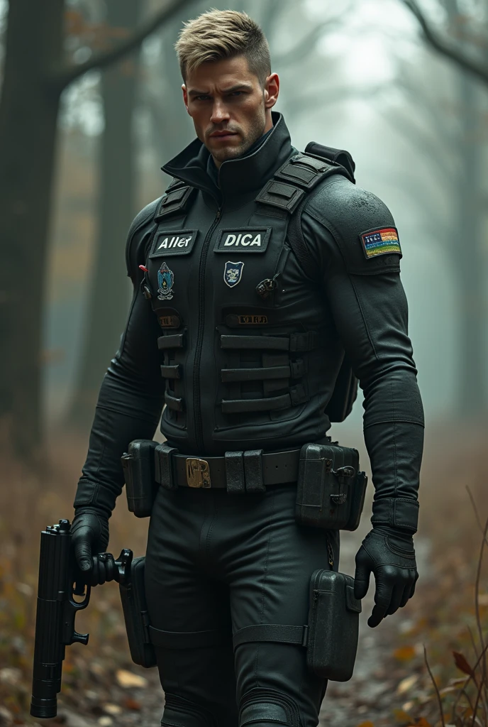 Leon Scott Kennedy, resident evil 4 character (with LGBT inclusive clothing)