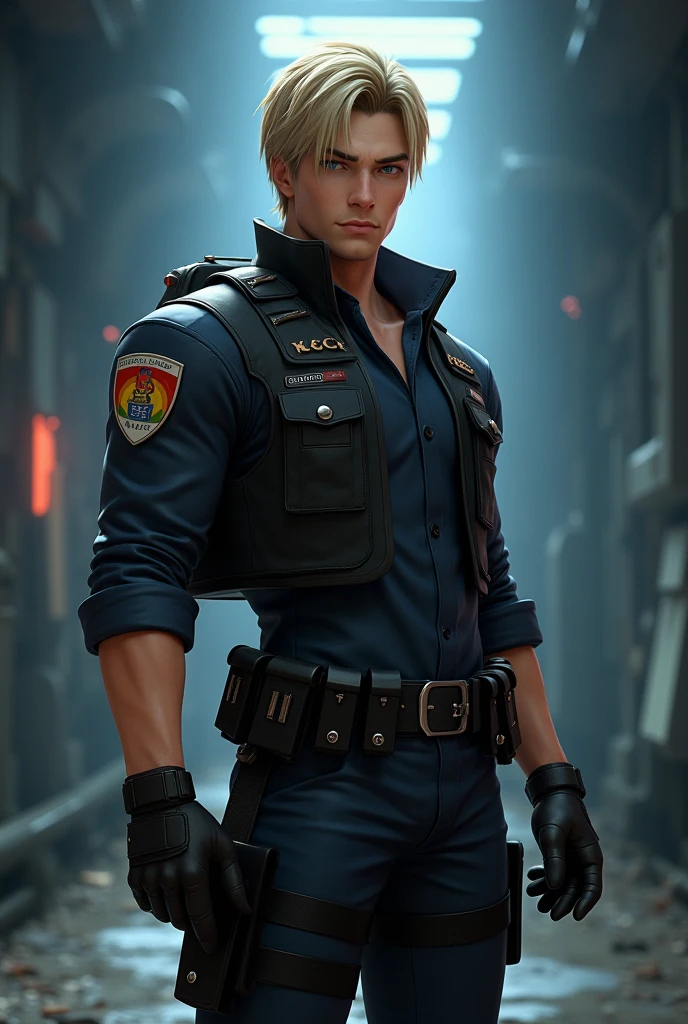Leon Scott Kennedy, resident evil 4 character (with LGBT inclusive clothing)
in animated version