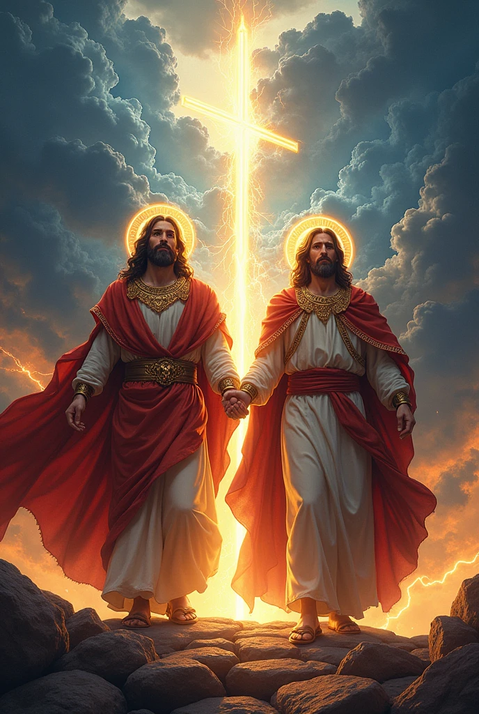 banner based on the Christian word "Children of Thunder"