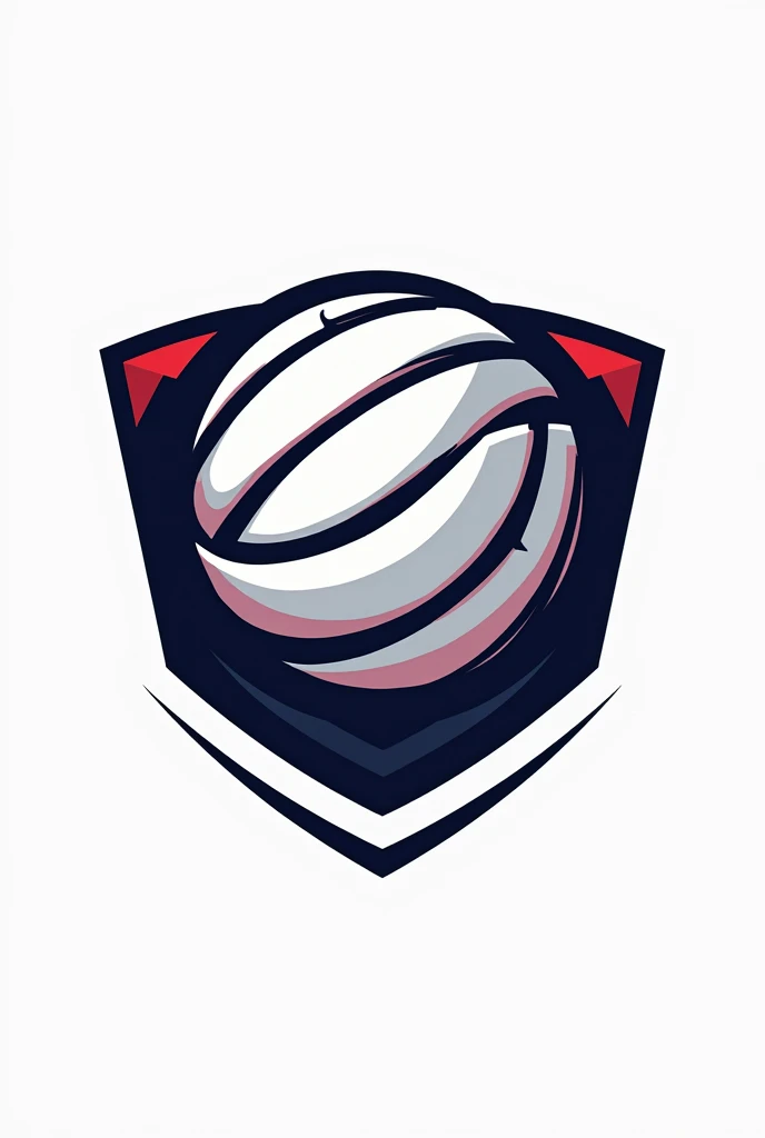 make a volleyball logo