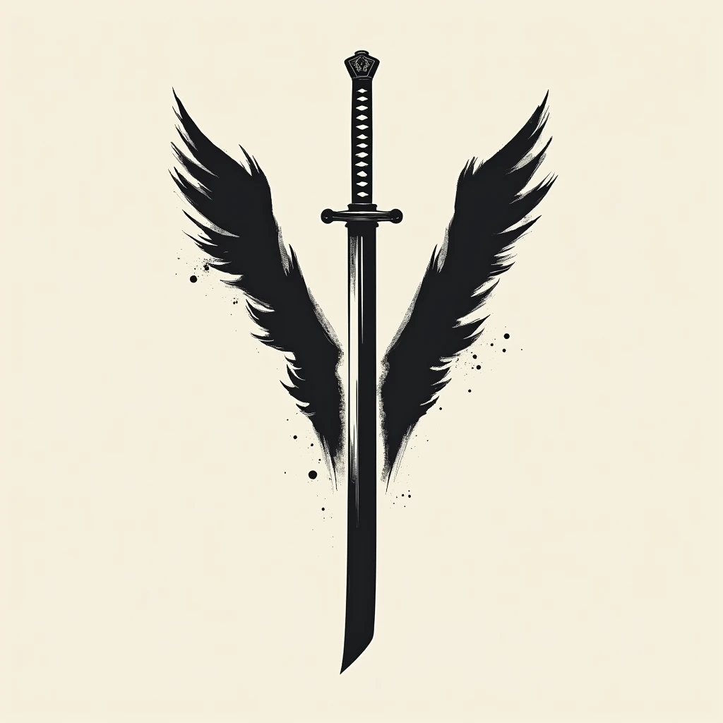 "Design a classic logo that embodies samurai culture by using a stylized 'V' formed by a katana's blade and sheath, symbolizing precision and strength. The 'V' could also incorporate elements of a samurai helmet (Kabuto) or be rendered in bold Japanese calligraphy strokes to reflect the discipline and artistry of the samurai. The design should be monochromatic, inspired by traditional Japanese ink paintings, capturing the timeless elegance and honor of samurai heritage."
This version captures the essence in a more compact form.