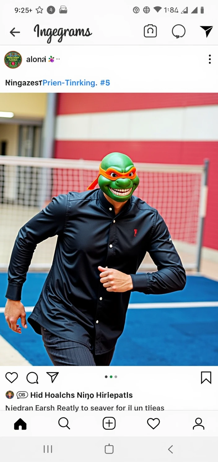 ninja turtle head
