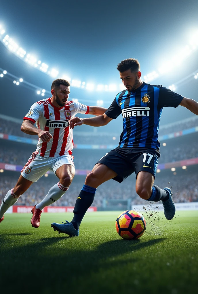 Créame una imagen final de la copa real sociedad 🆚 Inter FC