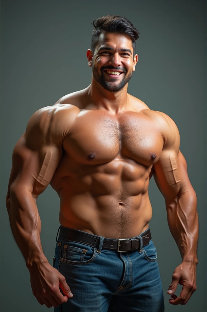 YouTuber Hi, I'm Germán, extremely muscular
