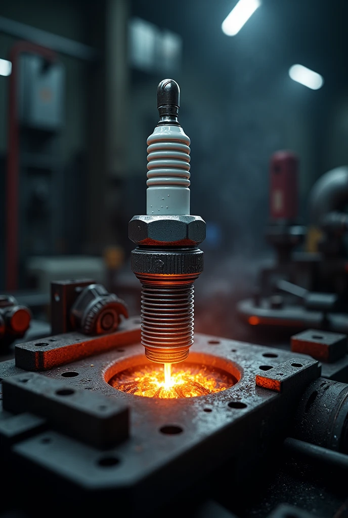 Application of a cold spark plug