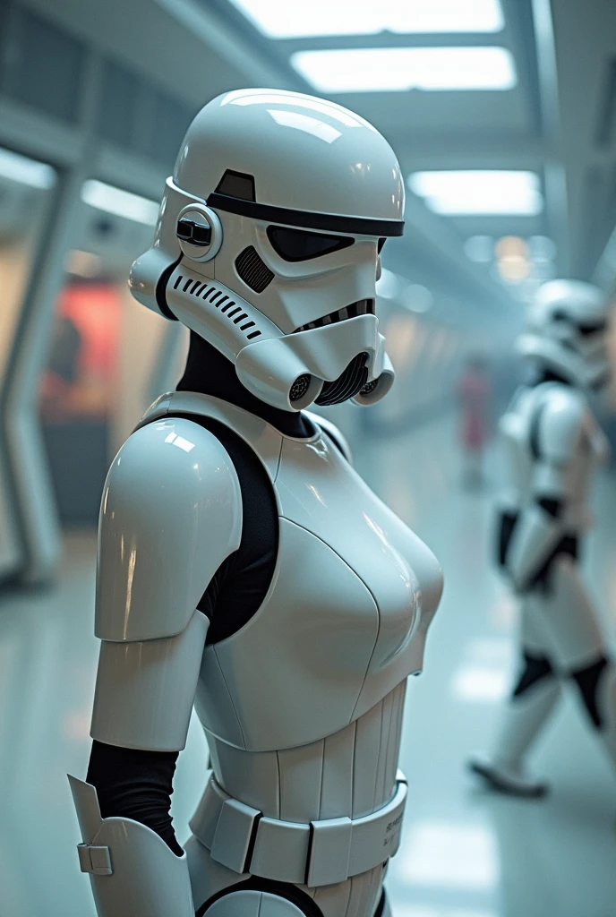 Rei Ayanami as a fashionable Storm Trooper, Star Destroyer photoshoot