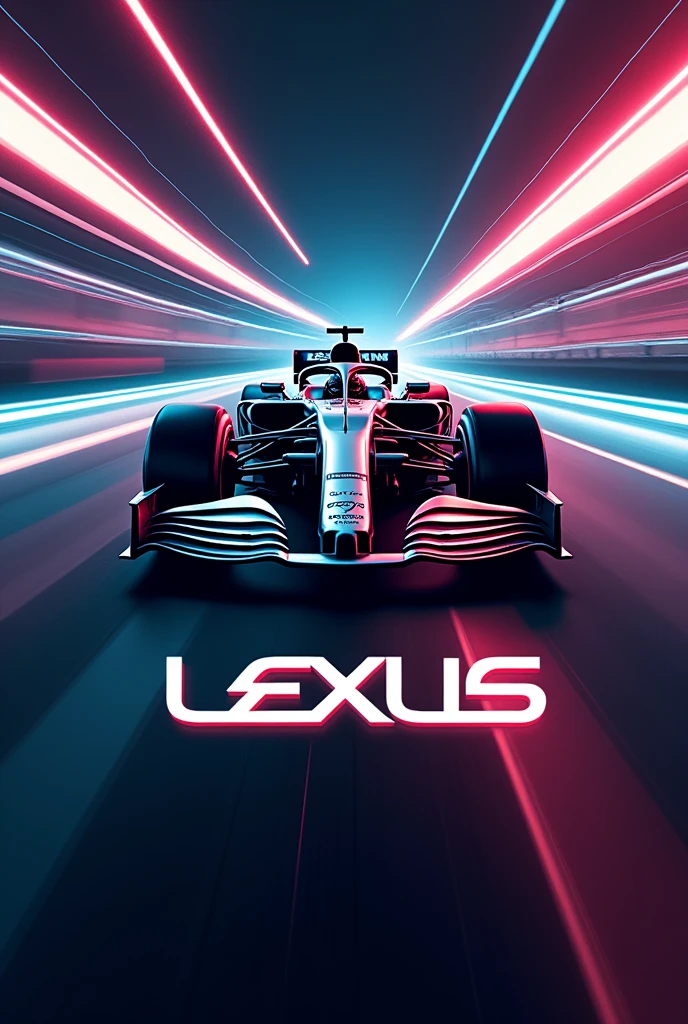 A logo for school promotion inspired by Formula 1 and bearing the name LEXUS
